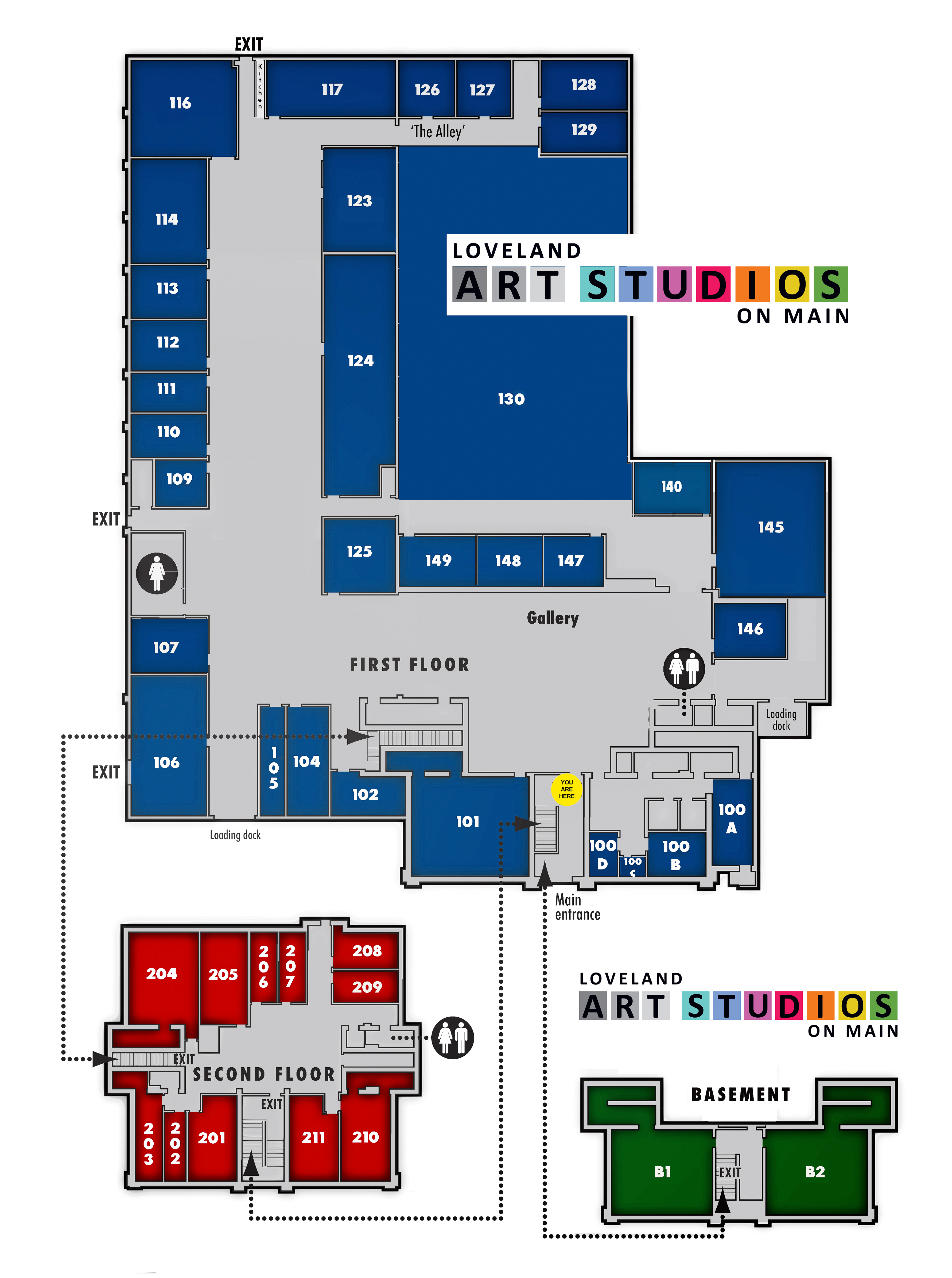 Artist Studio Map